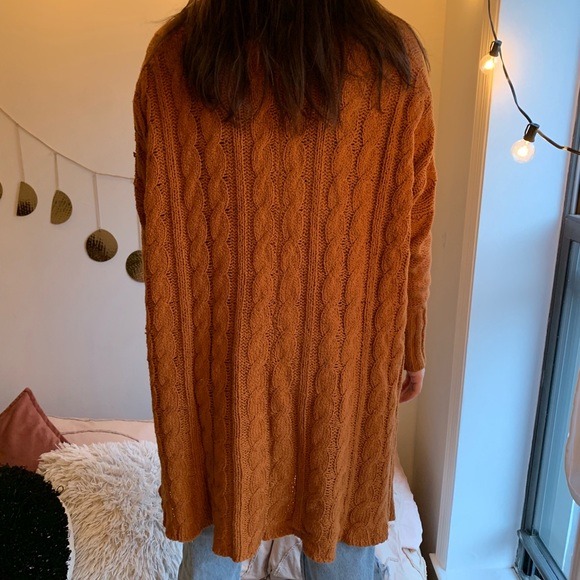 Free People Orange Sweater - Picture 3 of 4